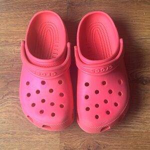 Bright Pink CROCS